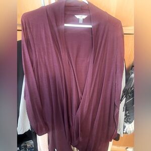 Plum, Cardigan Size 1X